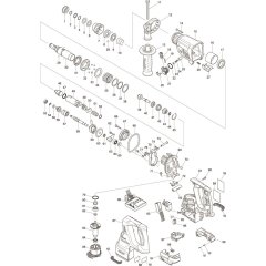 Main Assembly for Makita DHR242Z