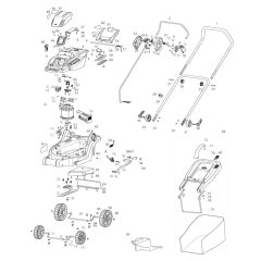 Makita DLM330 Mower Assembly