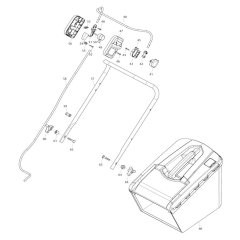 Handle Assembly for Makita DLM380