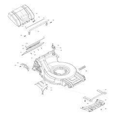 Deck Assembly for Makita DLM533