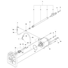 Motor Assembly for Husqvarna DM 700