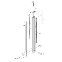 Column Assembly for Husqvarna DMS 240