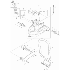 Tank and Handle Grips Assembly