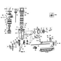 Main Assembly for DeWalt DPN1664