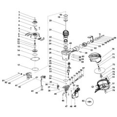 DeWalt DPN64C-1 Main Assembly