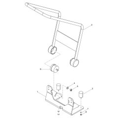 Center Pole Assembly for DPS1850H