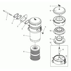 Air Filter for Wacker DPS2050