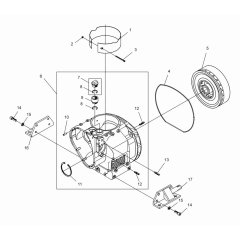 Crankcase Assembly for Wacker DPS3060