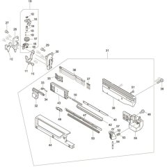 Main Assembly for Makita DPT353Z