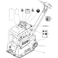 Labels Assembly for Wacker
