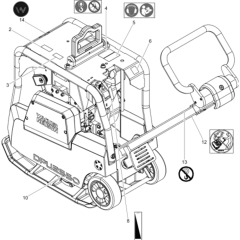 Labels Assembly for Wacker DPU2550H