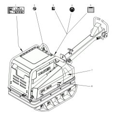 Decals for Wacker DPU9070