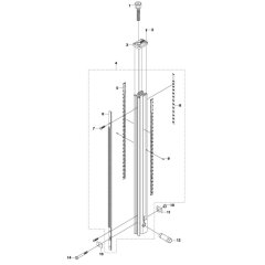 Column Assembly for DS 250