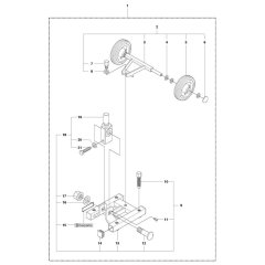 Base Plate for Husqvarna DS 40