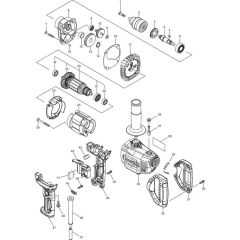 Makita DS4012 Drill Assembly