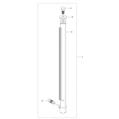 Column Assembly for Husqvarna DS 50
