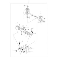 Base Plate Assembly - Husqvarna