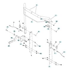 Handle Assembly for Husqvarna
