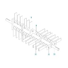 Flail Blade Reel Assembly