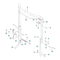 Handle Assembly for Husqvarna DT22HNR