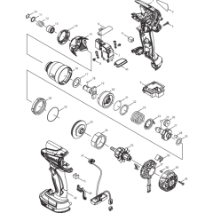 Makita DTD146RMJ Assembly