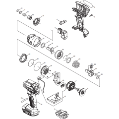 Makita DTD153RTJ Assembly