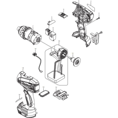 Makita DTP131Z Main Assembly