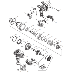 Makita DTW1001RTJ Assembly