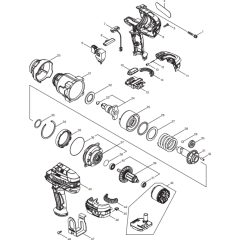 Makita DTW1002Z Assembly
