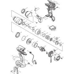 Makita DTW251RFE Assembly