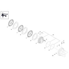 Brake Assembly for Wacker DV100-2
