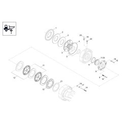 Brake Assembly for Wacker DV100-2