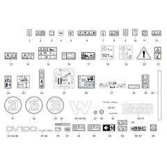 Wacker DV100-2 Dumper Decals