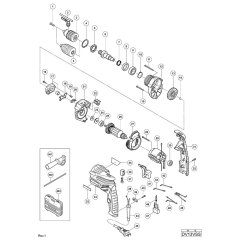 Main Assembly for Hikoki DV13VSS