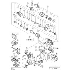 Main Assembly for Hikoki DV14DBL