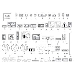 Decals for Wacker DV60-2