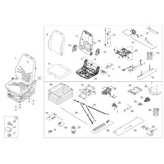 Seat Assembly for Wacker DV90-2