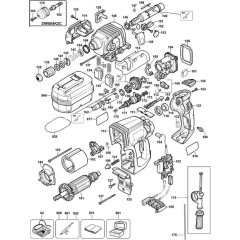 Main Assembly for DeWalt DW004K