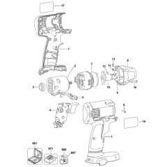 DeWalt DW055K Main Assembly