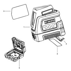 DeWalt DW0811 Laser Assembly