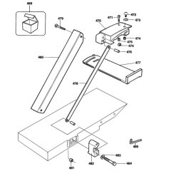 Guard Assembly for DeWalt DW1161