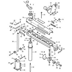 Main Assembly for DeWalt DW1251