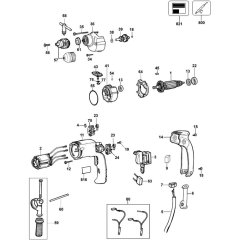 Main Assembly for DeWalt DW206