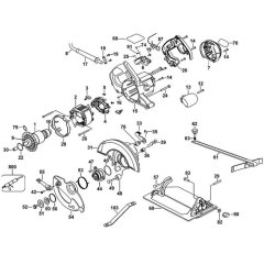 Main Assembly for DeWalt DW366-RU