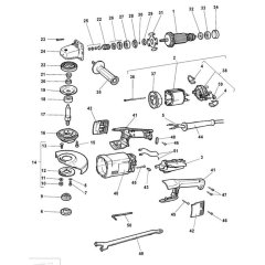 DeWalt DW490 Main Assembly