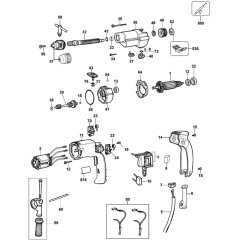Main Assembly for DeWalt DW500