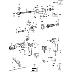 Main Assembly for DeWalt DW501