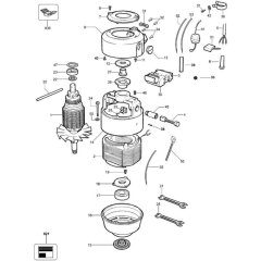 Main Assembly for DeWalt DW627