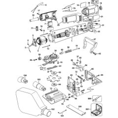 Main Assembly for DeWalt DW682K