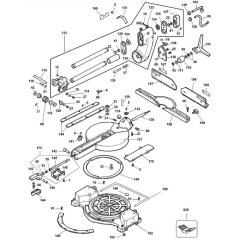 Base Assembly for DeWalt DW708